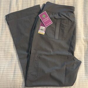 Healing Hands purple label yoga knit waistband scrub pant XL NWT